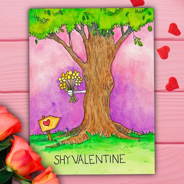 Shy Valentine postal de Nicole Janes (Subido por el creador)