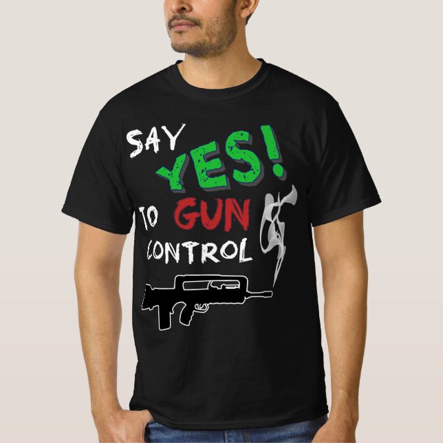 Sí a la camiseta de control de armas (Anverso)