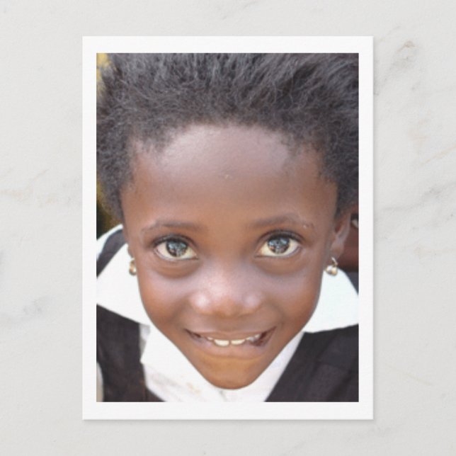 ¡Sí! ¡África! Postal (Anverso)