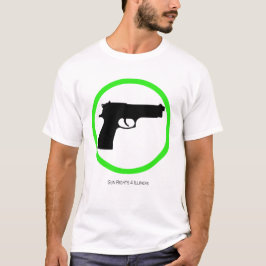 ¡Sí armas! Camiseta básica por GunRights4Illinois