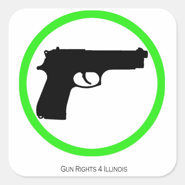 ¡Sí, armas! pegatina De Bienvenida De Las Armas De (Anverso)