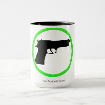 ¡Sí armas! taza de café de 15 onzas