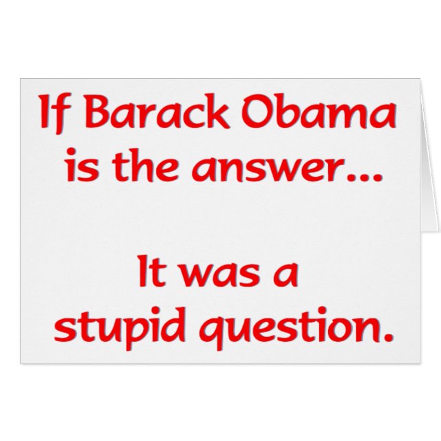 Si Barack Obama es la respuesta… (Anverso (Horizontal))