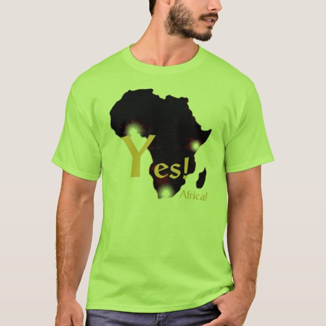 Sí camiseta de África (Anverso)