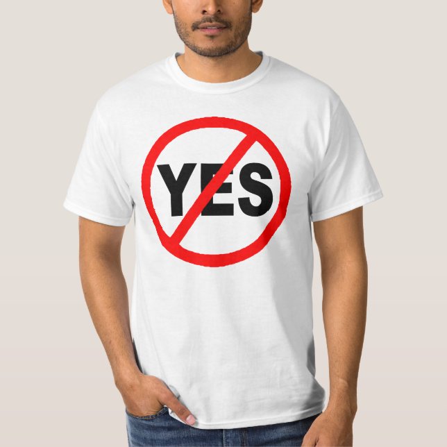 Sí camiseta de la raya vertical del círculo (Anverso)