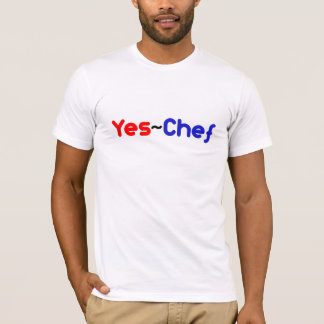 sí camiseta del cocinero