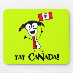 ¡Sí Canadá! Alfombrillas de ratón