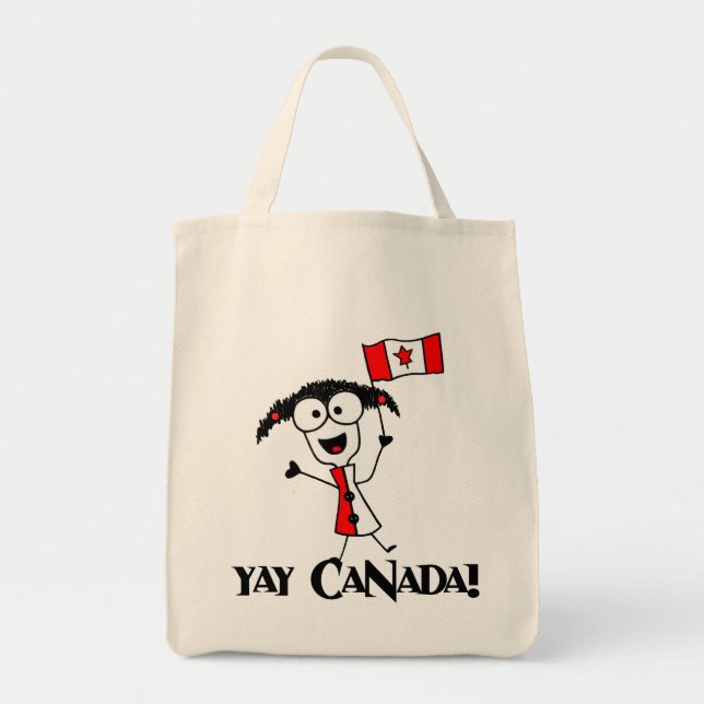¡Sí Canadá! Bolso de tela (Frente)
