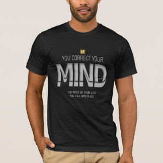 Si corriges tu mente - Lao Tzu cita una camiseta