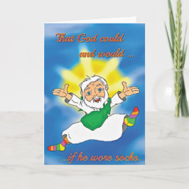 "Si dios llevó tarjeta divertida de la sobriedad