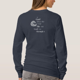 Si Dios permite la camiseta de manga larga de las