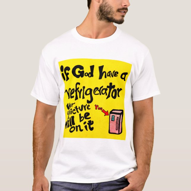 si Dios tiene una camiseta para el refrigerador (Anverso)