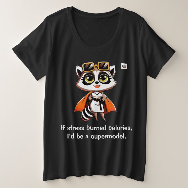 Si el estrés quemara calorías (Anverso del diseño)