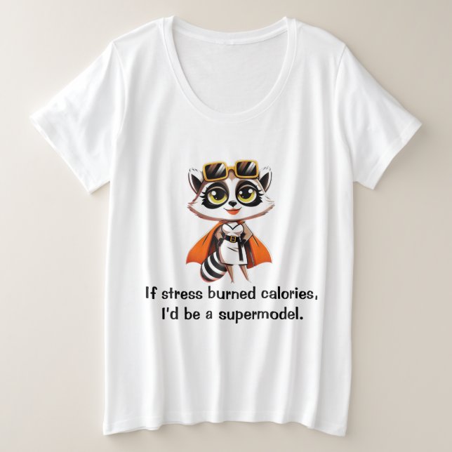 Si el estrés quemara calorías (Anverso del diseño)