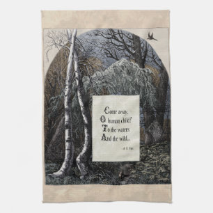 Sí "El niño robado" Toalla de té victoriana