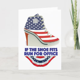 Si el zapato cabe la tarjeta de cumpleaños