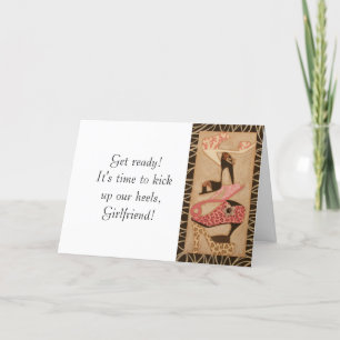 Si el zapato se adapta!: Tarjeta de cumpleaños de 