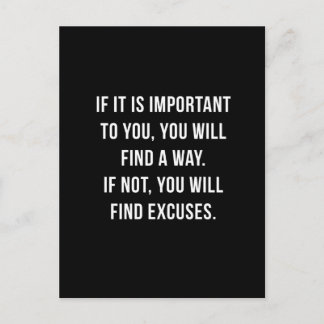 Si es importante. Postal inspiradora.