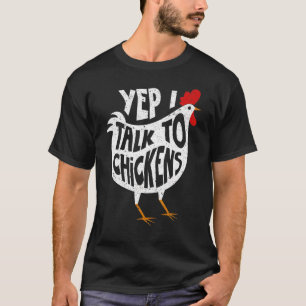 Sí, Hablo Con Pollos Camiseta De Buffs De Pollo Li