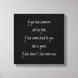 si la amas, cita lienzo