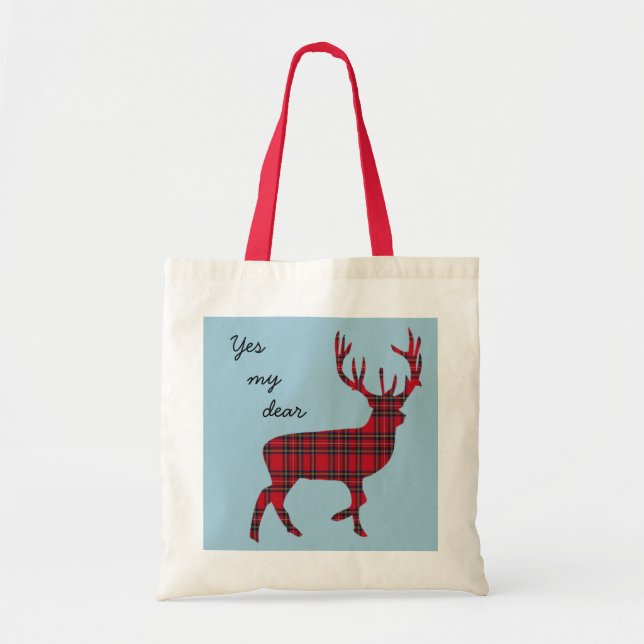 Sí la mi estimada bolsa de asas escocesa del (Frente)