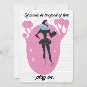 Si la música es el alimento del amor, sigue tocand