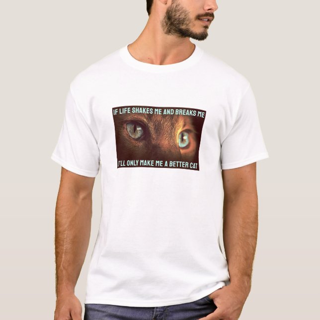 Si la vida me sacude la camiseta (ligera) (Anverso)