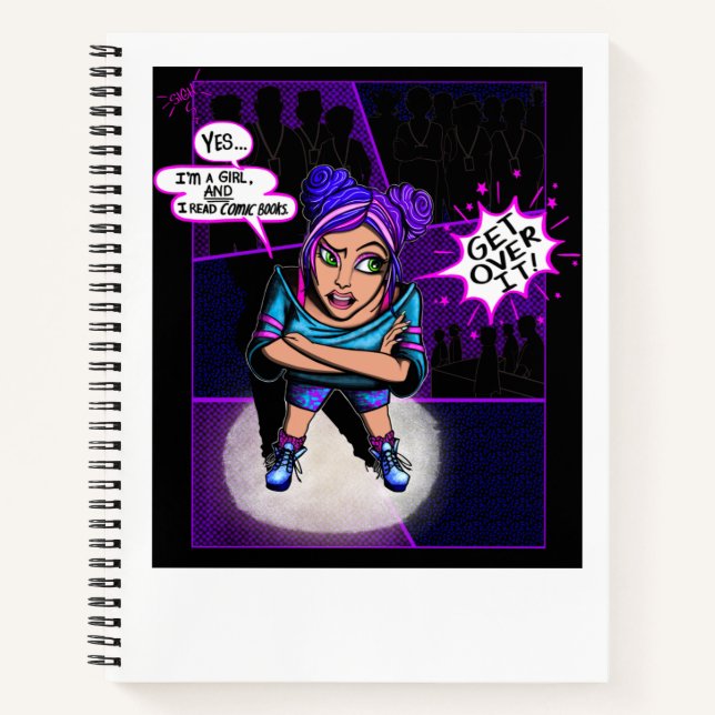 "Sí, leo libros de historietas" diario divertido (Anverso)