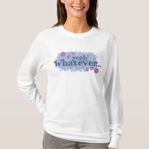 sí lo que sea... camiseta azul / rosa
