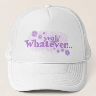 sí, lo que sea... sombrero / gorra morada