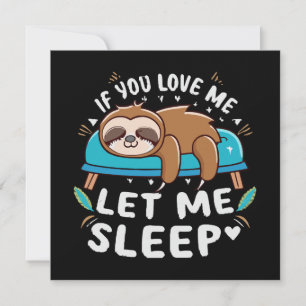 Si me amas déjame dormir
