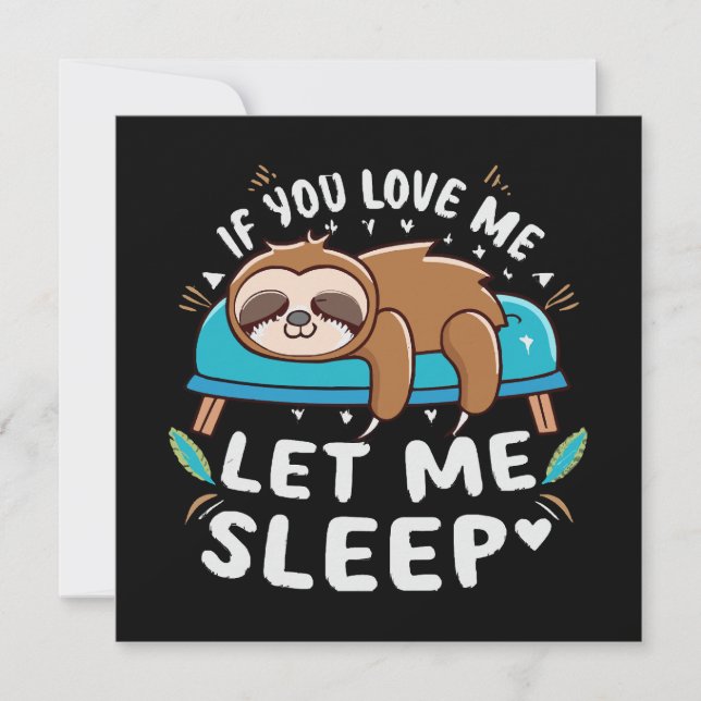 Si me amas déjame dormir (Anverso)
