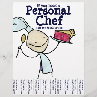 Si necesita un chef personal! Folleto