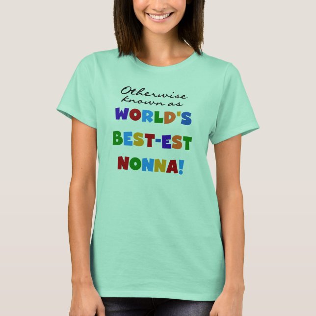 Si no conocido como regalos de las camisetas del (Anverso)