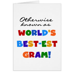 Si no conocido como regalos del gramo del Mejor-es