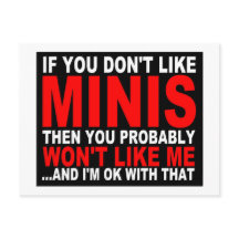 Si no te gusta Minis...Postear tarjeta