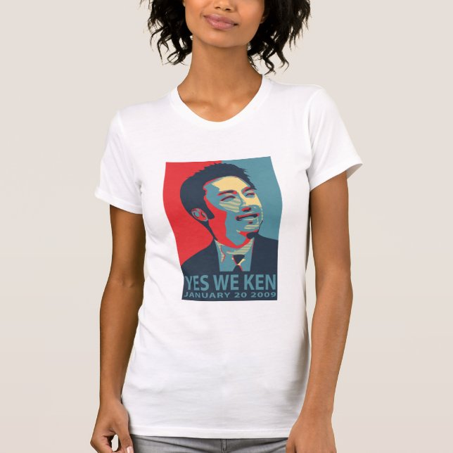 Sí nosotros camiseta de Ken (Obama) - modificada (Anverso)