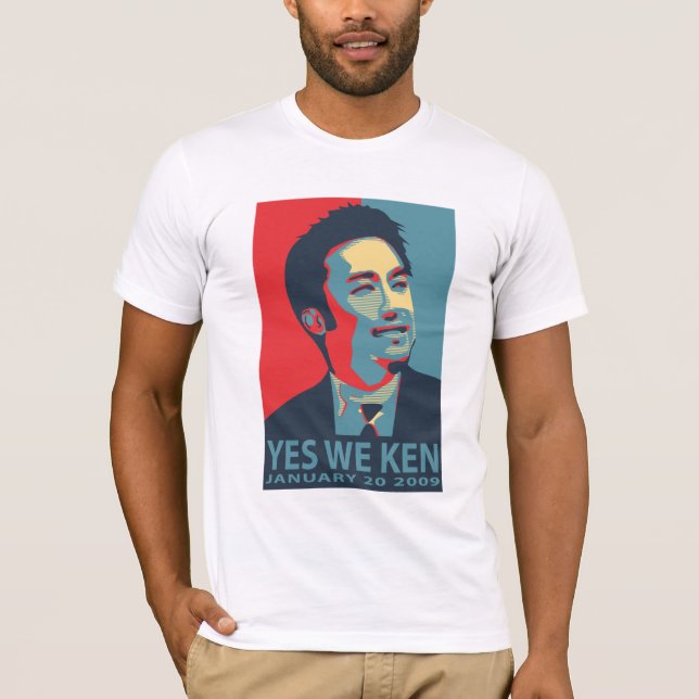 Sí nosotros Ken (Obama) - camiseta blanca - (Anverso)