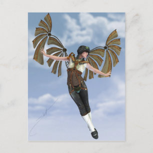 Si pudiera volar postal