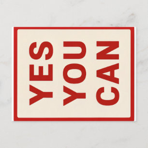 SÍ PUEDES Tarjeta Postal Inspiradora Motivaciona