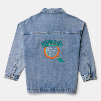 Si puedes ver esta chaqueta de denim