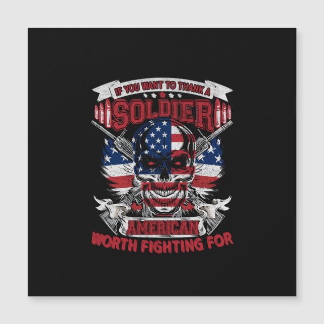 si quieres agradecer a un soldado estadounidense v (Anverso)