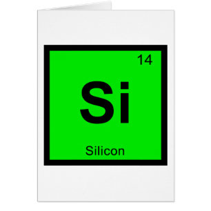 Si - Química del Silicio Símbolo de la Tabla Perió
