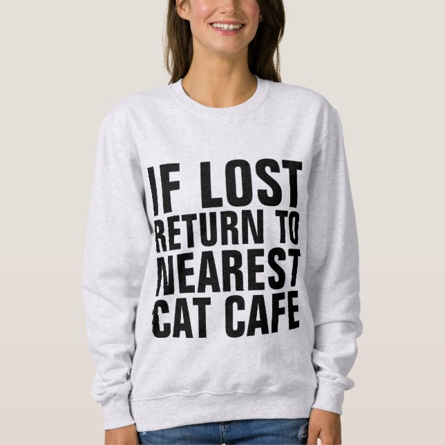 SI SE PERDIÓ EL REGRESO A LAS Camisetas CAT CAFE M (Anverso)