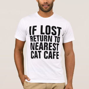 SI SE PERDIÓ EL REGRESO A LAS Camisetas CAT CAFE M