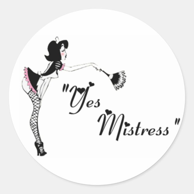 Sí, señora ~ Pegatina de la serie Maid (Anverso)