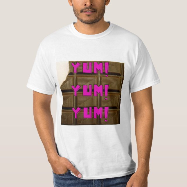 "¡Sí! ¡Sí! ¡Sí! Chocolate T - Camisa (Anverso)