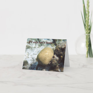 Si sólo tuviera cerebro - Lo siento, tarjeta