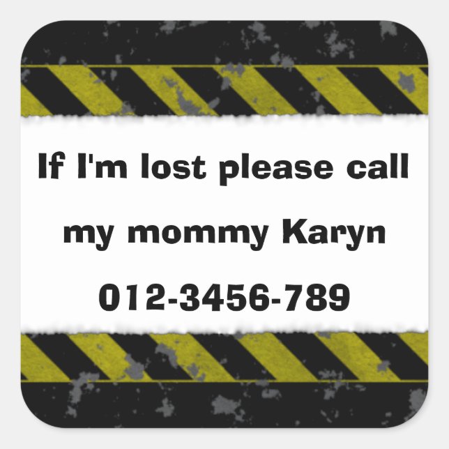 Si soy Pegatinas perdidos (Anverso)