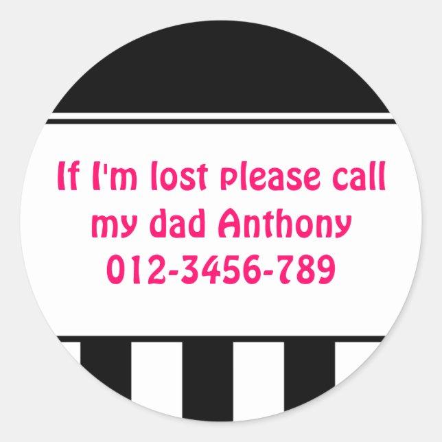 Si soy Pegatinas perdidos (Anverso)